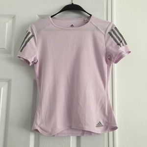 Adidas run 3 stripes run tee NEW